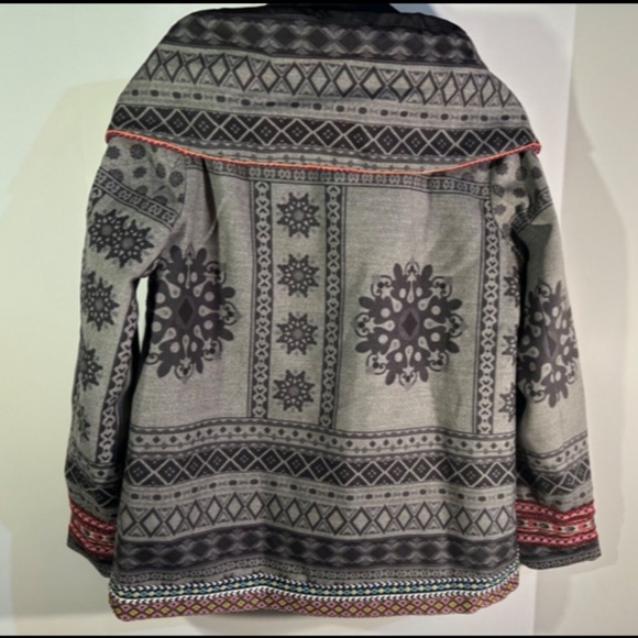 Desigual Chaq Copenhage Printed Jacket Women's USA Size 6 - NWT - Picture 9 of 16